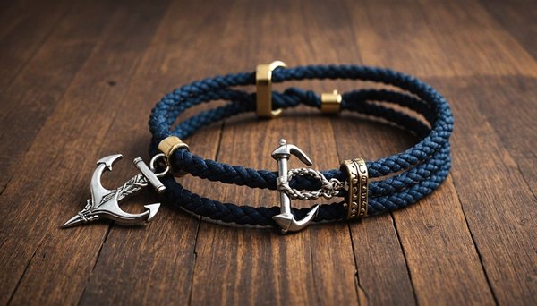 Bracelets ancre marine pour homme : style et aventure maritime