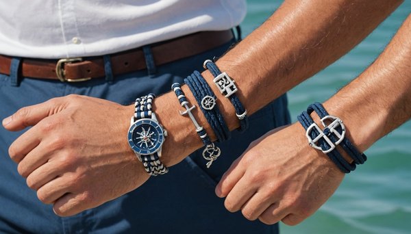Les meilleurs bracelets ancre marine pour homme : allier style et mer